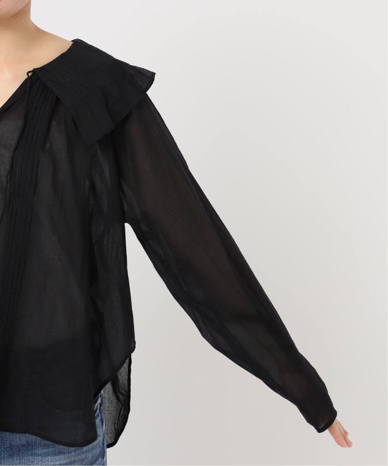 ne Quittez pas / ヌキテパ 別注Frill Collar Blouse*（シャツ