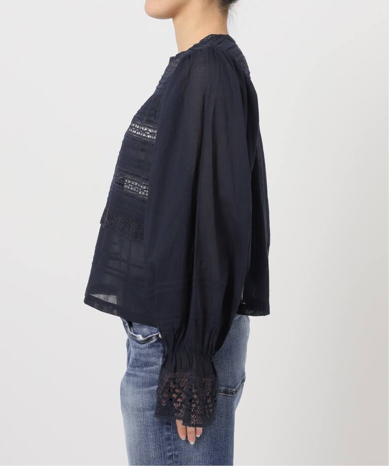 ne Quittez pas / ヌキテパ 別注Pintuck & Lace Blouse*（シャツ 