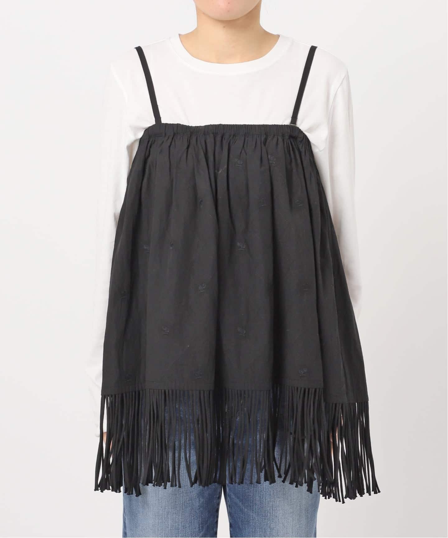 予約》crinkle crinkle crinkle 別注フリンジキャミ*（キャミソール