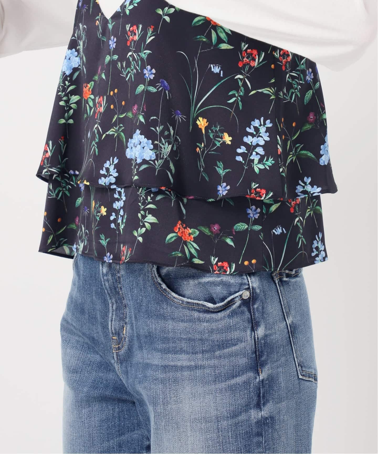 予約》TICCA / ティッカ 別注フラワープリントビスチェ*（シャツ