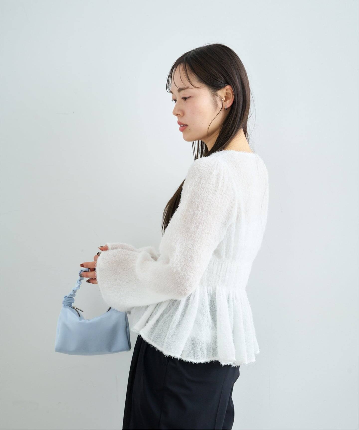 ジプソフィア　スクエアブラウス　Squid blouse ホワイト Squid Blouse White 36size | gypsohila