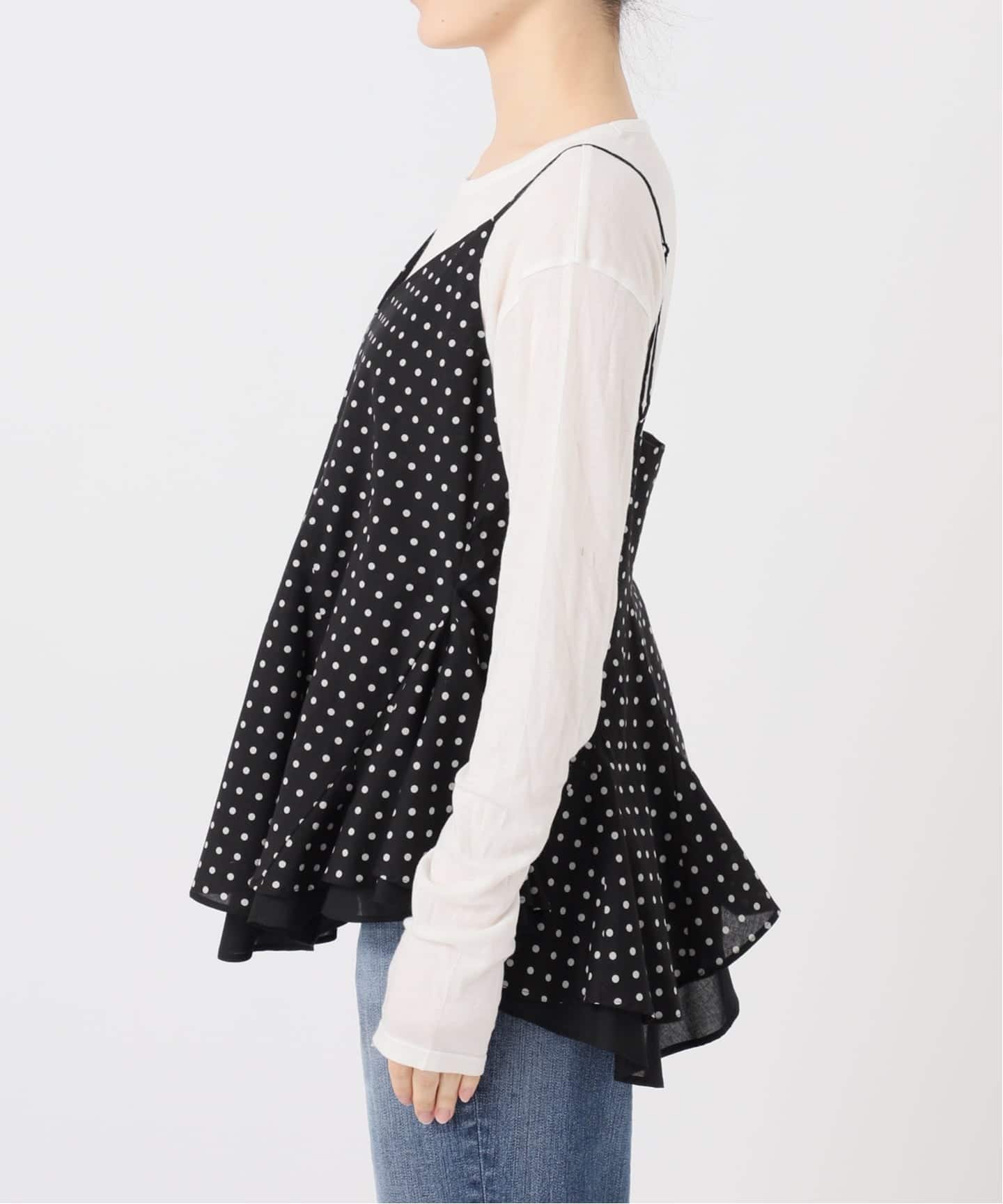トップス spick and span Glyph Polka dot Camisole 一部店舗+WEB限定》Glyph Polka dot Camisole（キャミソール）｜Spick