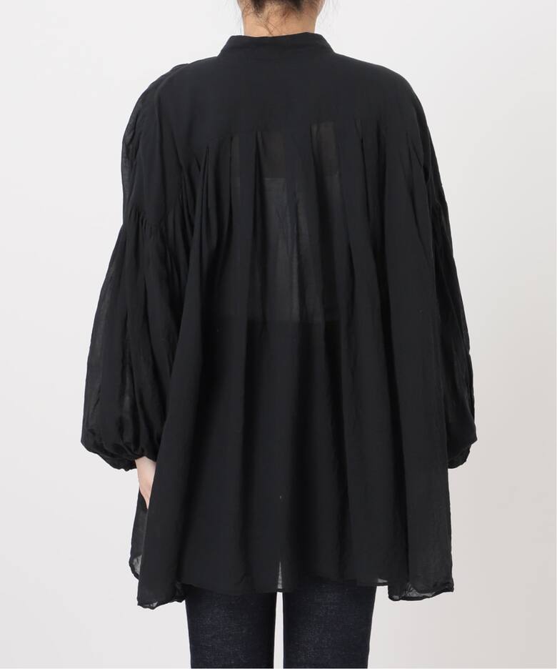 ≪一部店舗+WEB限定 / 追加≫コットンシフォンタックブラウス（シャツ 