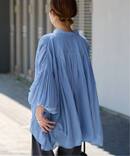 ≪一部店舗+WEB限定 / 追加予約≫コットンシフォンタックブラウス