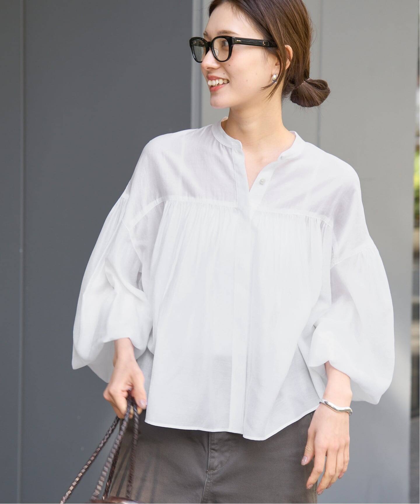 ≪予約≫ギャザーブラウス（シャツ／ブラウス）｜FRAMeWORK（フレーム