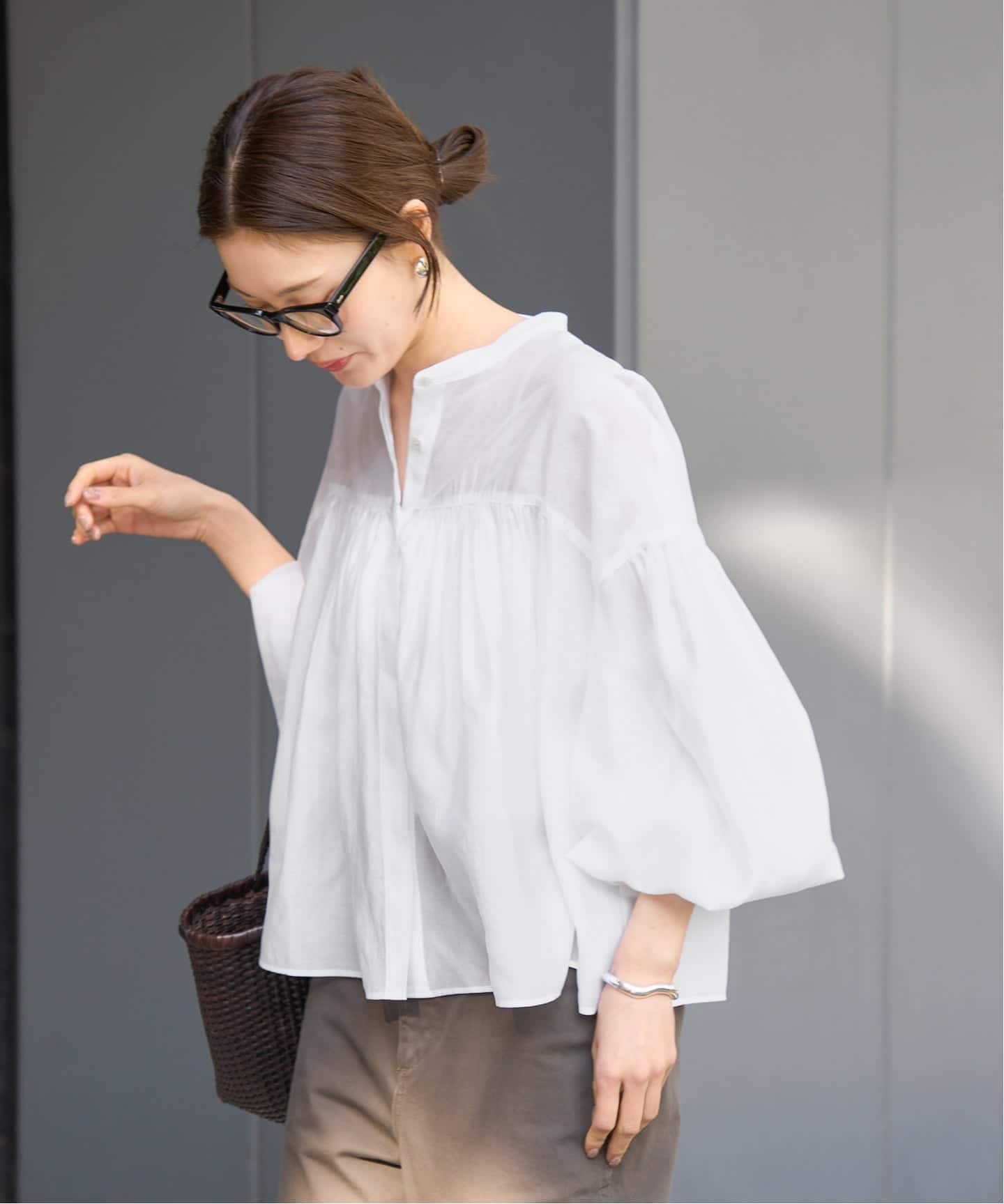 ≪予約≫ギャザーブラウス（シャツ／ブラウス）｜FRAMeWORK（フレーム