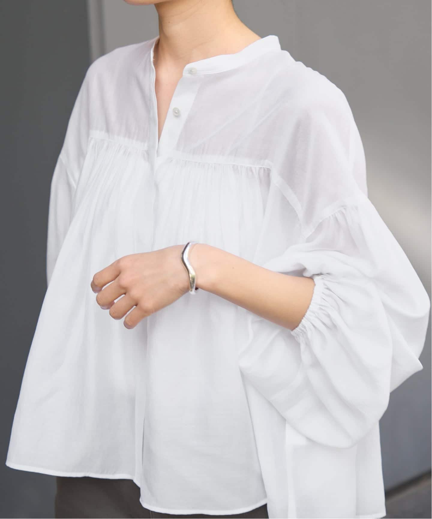 ≪予約≫ギャザーブラウス（シャツ／ブラウス）｜FRAMeWORK（フレーム