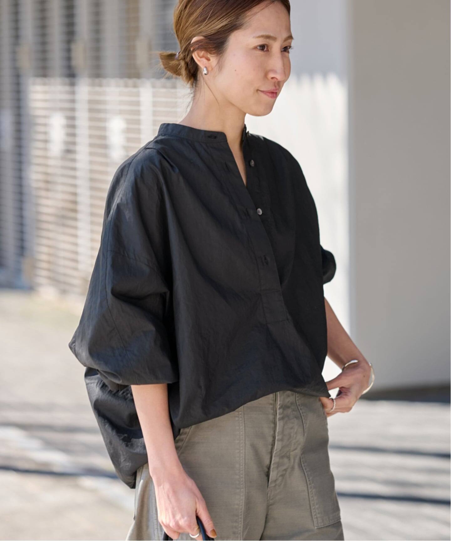 ≪追加予約≫タイプライターコクーンブラウス（シャツ／ブラウス