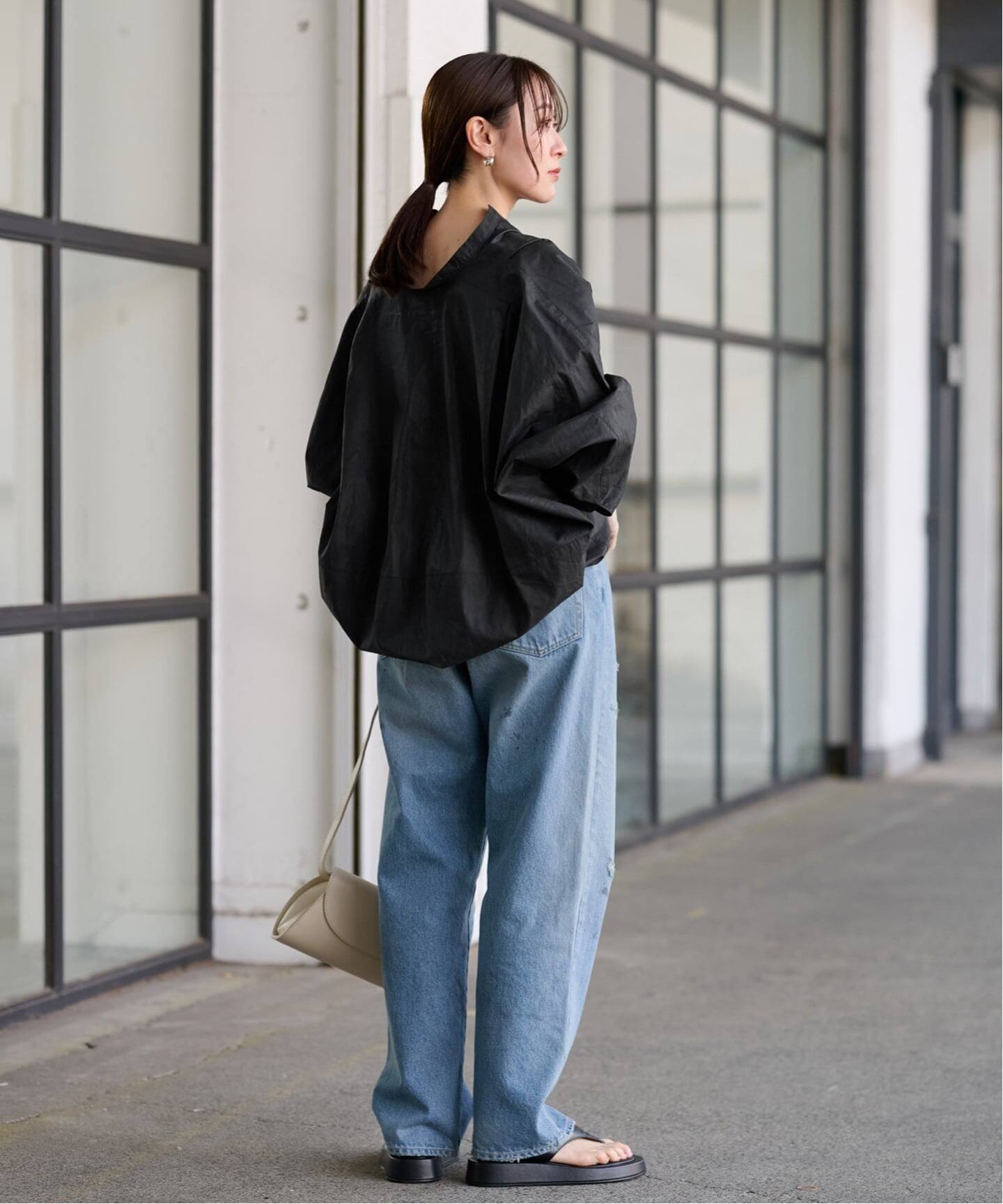 ≪追加予約≫タイプライターコクーンブラウス（シャツ／ブラウス