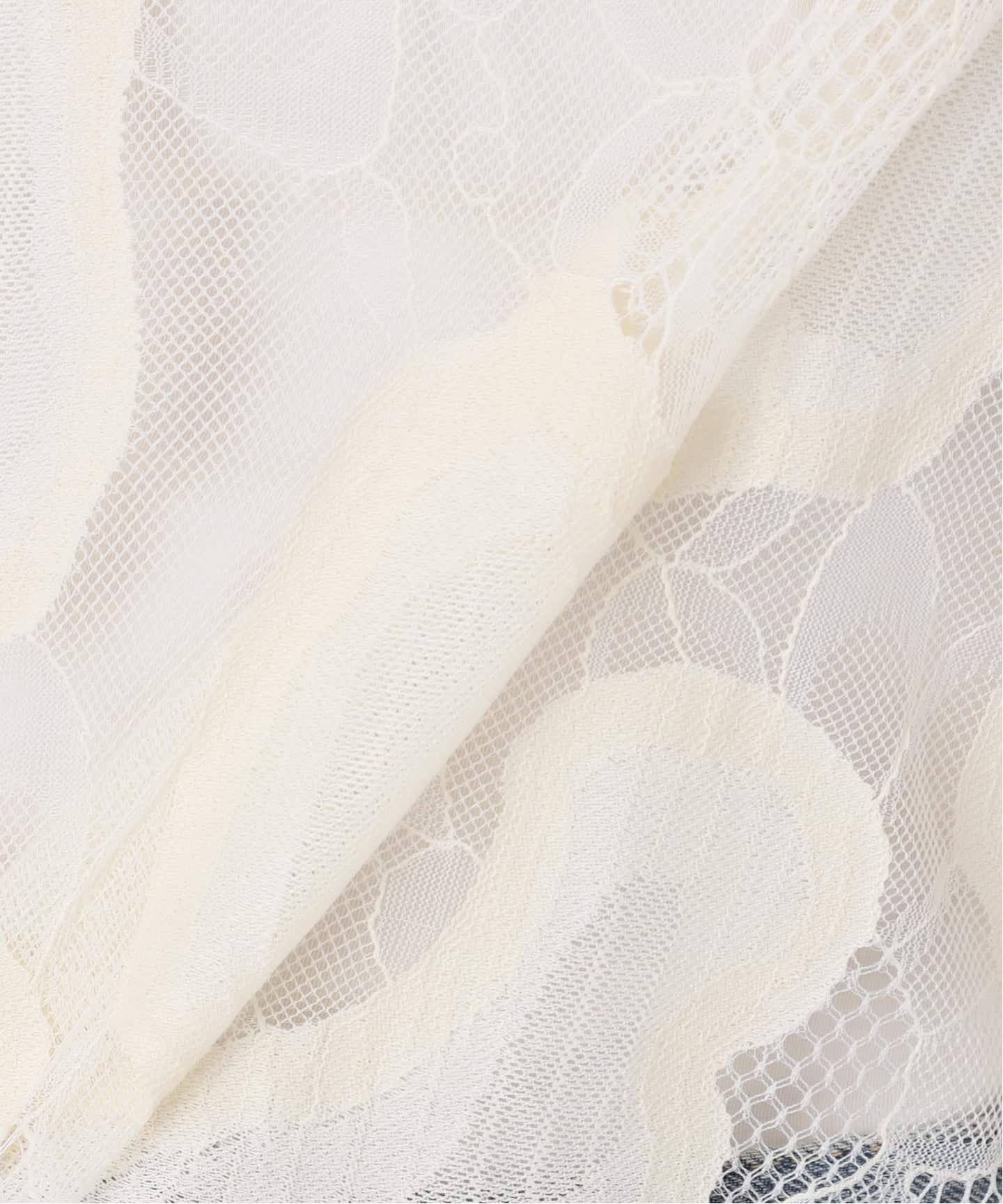 ≪追加≫ESTHE OVERSIZED SHEER LACE ベスト（シャツ／ブラウス
