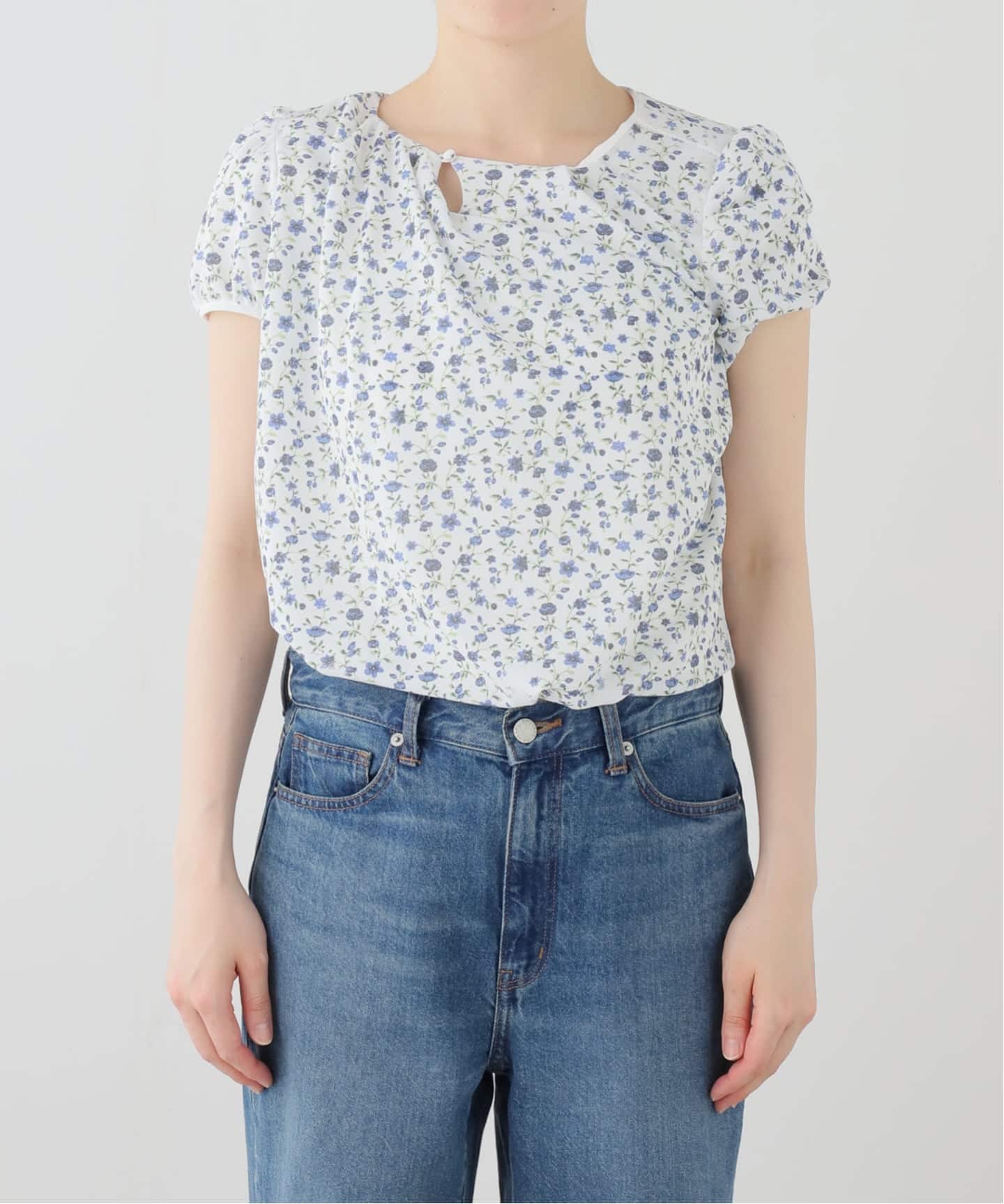 PILLINGS / ピリングス FLOWER PRINT BLOUSE（シャツ／ブラウス