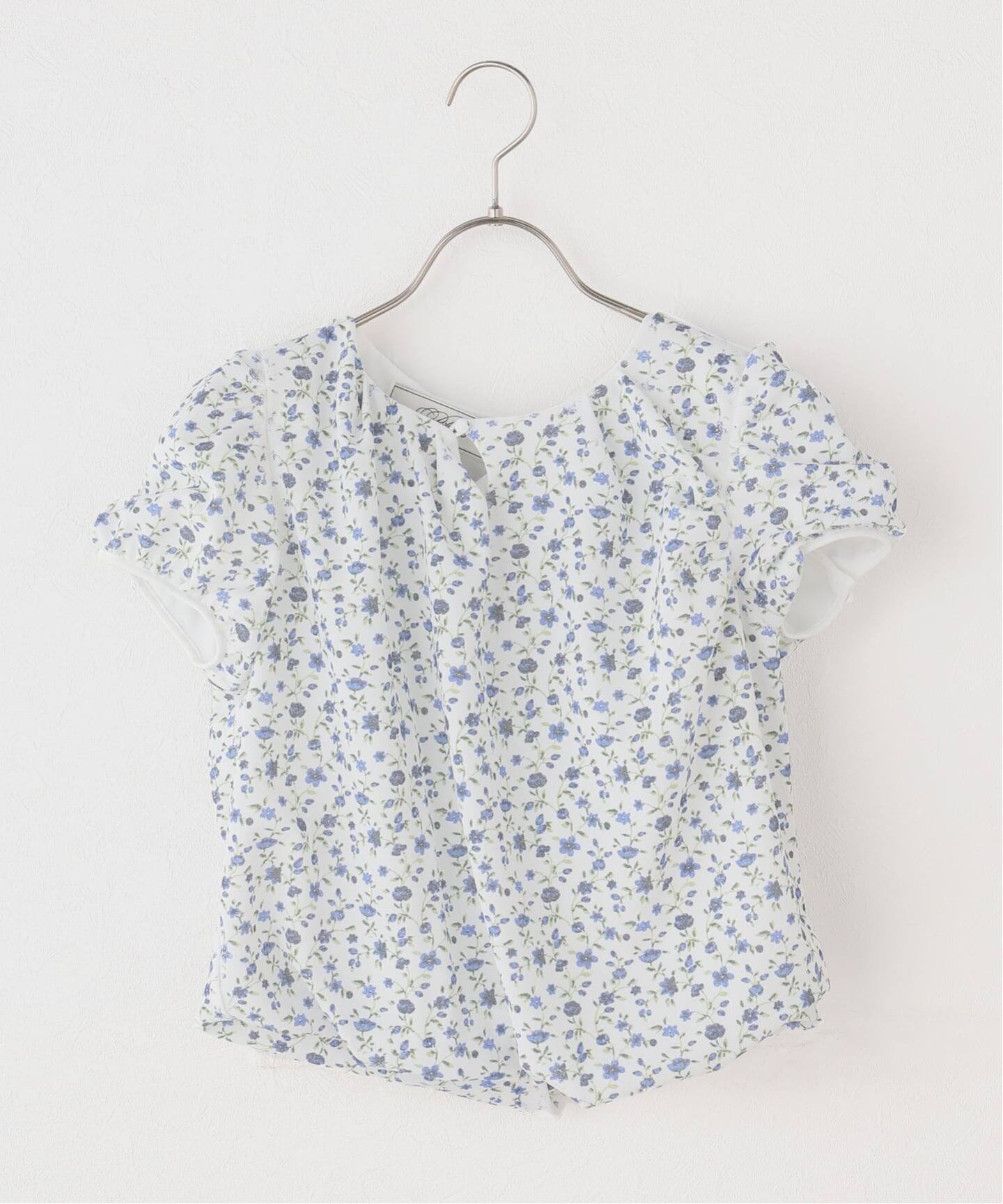 Pillings 26SS 花柄 半袖ブラウス PILLINGS / ピリングス FLOWER PRINT BLOUSE（シャツ／ブラウス