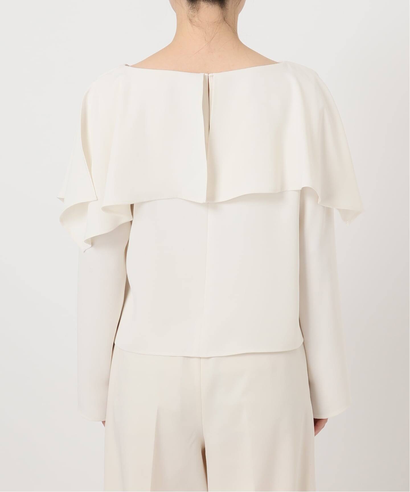 スリットケープブラウス（シャツ／ブラウス）｜NOBLE（ノーブル）の