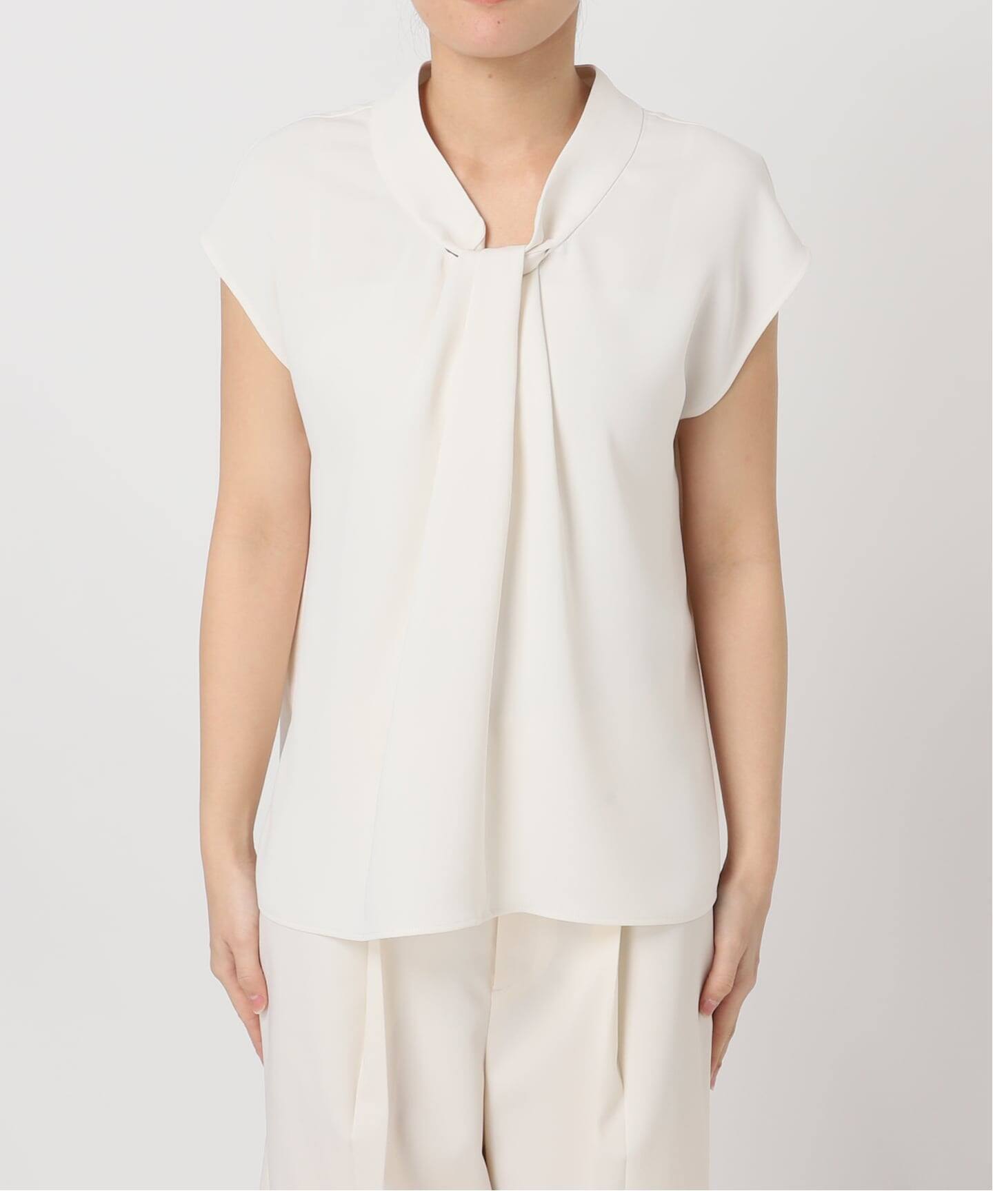 追加予約》ボウタイライクノースリブラウス（シャツ／ブラウス