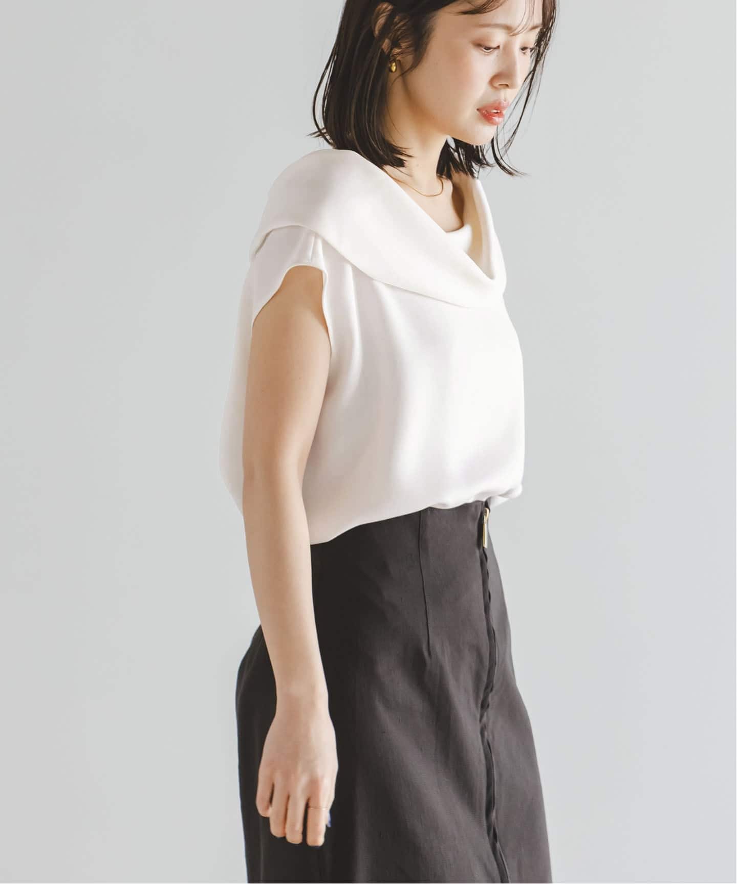 今季　新品♡NOBLE フォックスMIXオフタートル Noble（ノーブル）の「フォックスMIXオフタートル◇（ニット/セーター