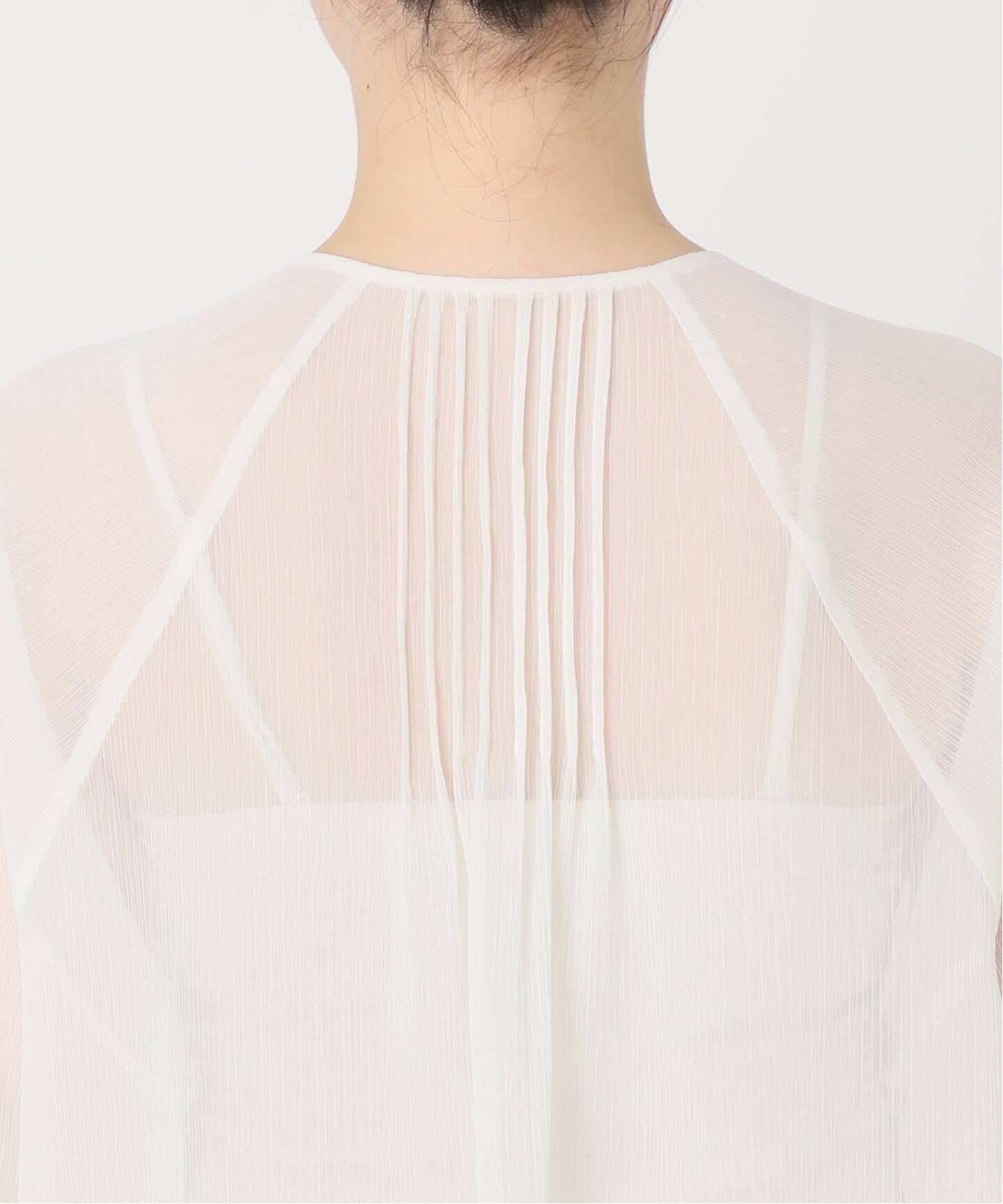 WEB&ルミネ新宿店限定追加》【NOBLE×L'AUBE BLANC】楊柳フリル梯子刺繍