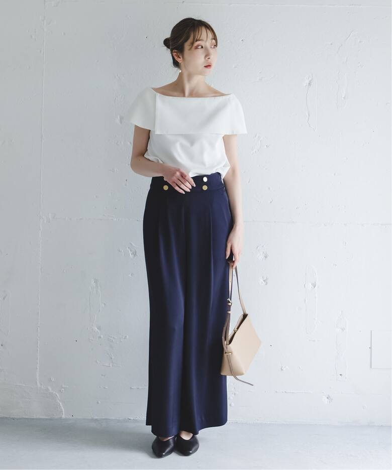 WEB・ルクア大阪店限定追加》【洗える】ソフトツイルケープブラウス 