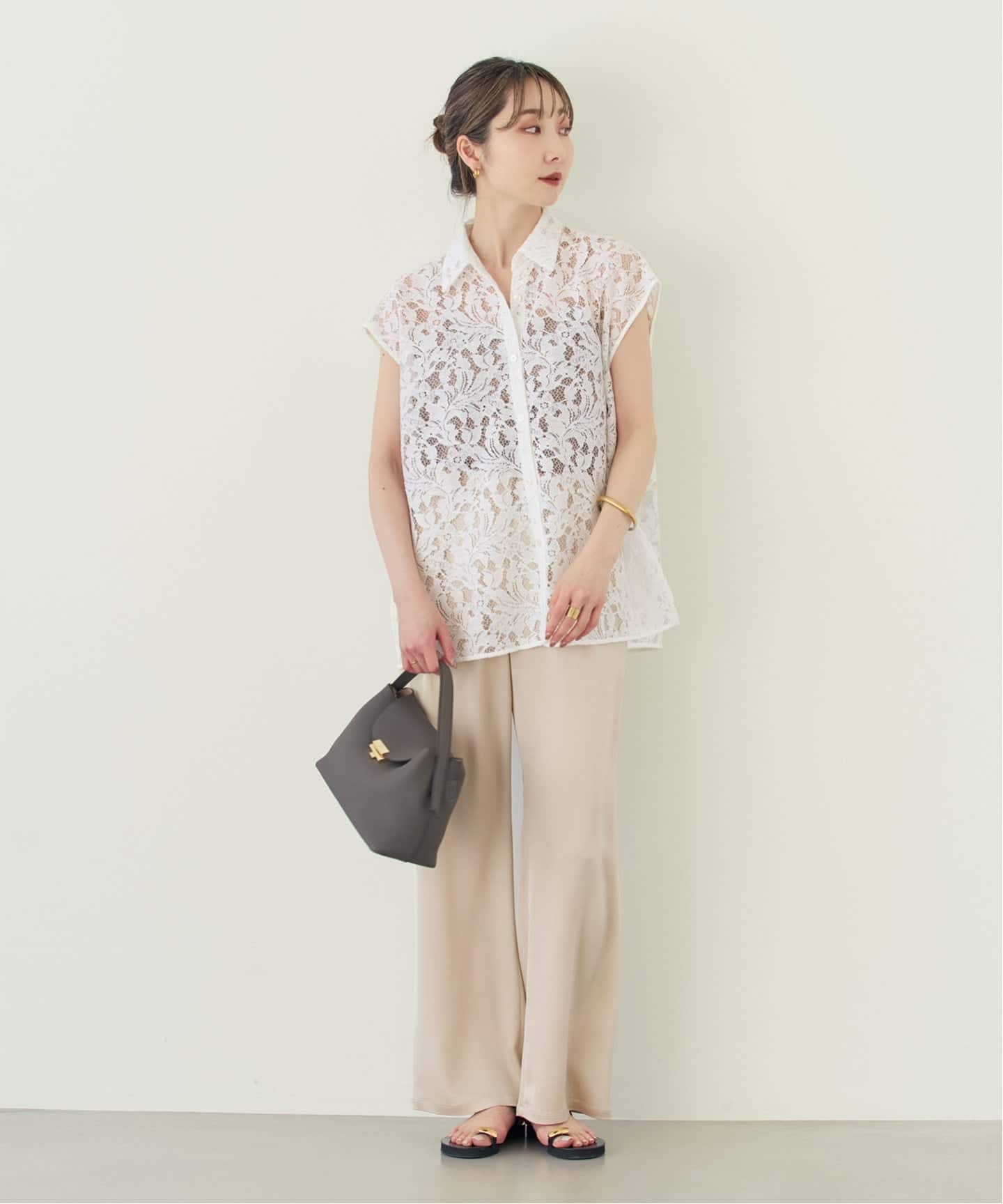 新品 タグ付き BALLSEY シルクデシン フレンチスリーブブラウス Ballsey - 新品 タグ付き BALLSEY シルクデシン フレンチスリーブ