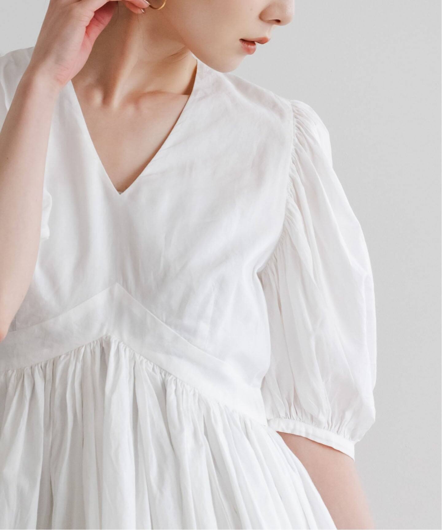 MARIHA ラストダンスのブラウス 白 MARIHA(マリハ) リゾートドレス ラストダンスのブラウス White Chalcedony