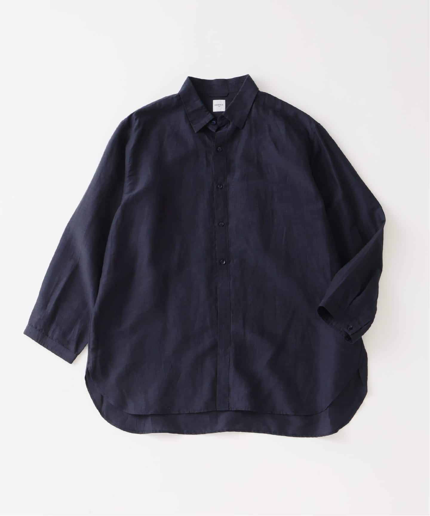 シアー リネン 8S レギュラーシャツ（シャツ／ブラウス）｜EDIFICE
