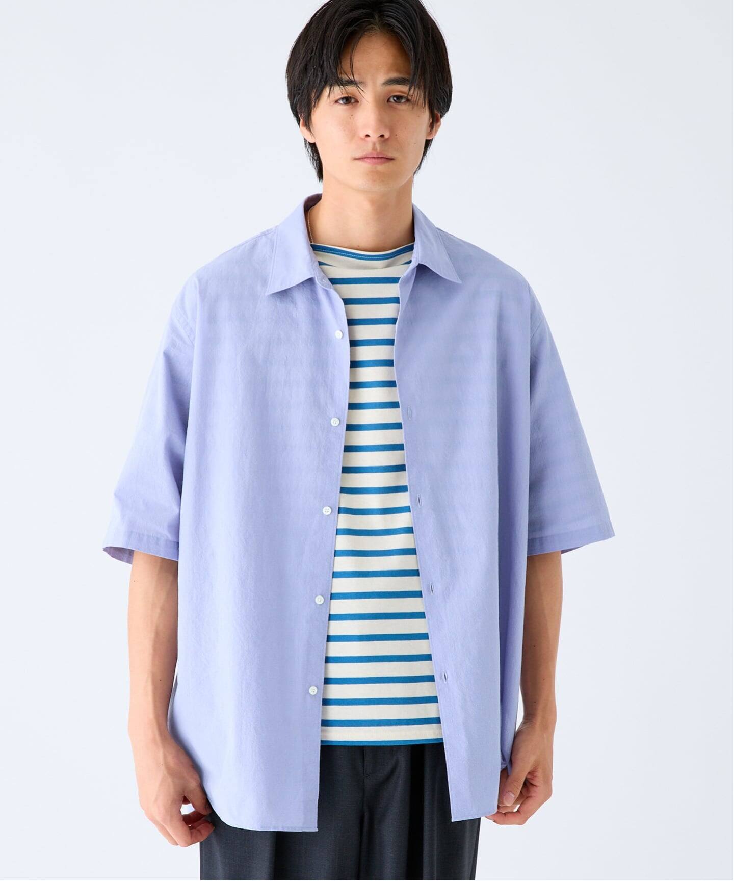 ETS.MATERIAUX(マテリオ) フレンチ ワークシャツ（シャツ／ブラウス