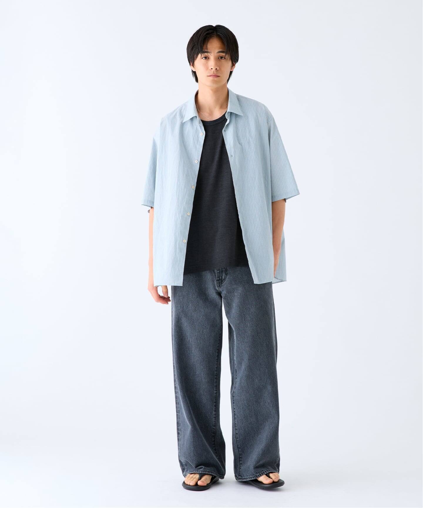 ETS.MATERIAUX(マテリオ) フレンチ ワークシャツ（シャツ／ブラウス