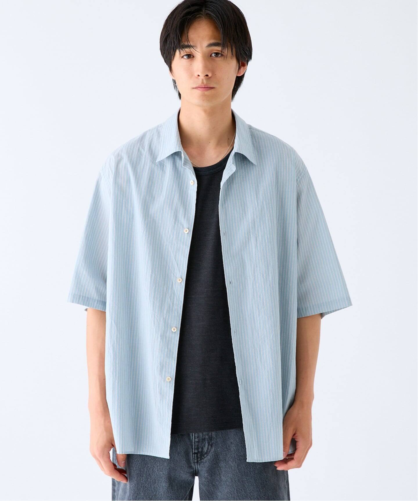 ETS.MATERIAUX(マテリオ) フレンチ ワークシャツ（シャツ／ブラウス