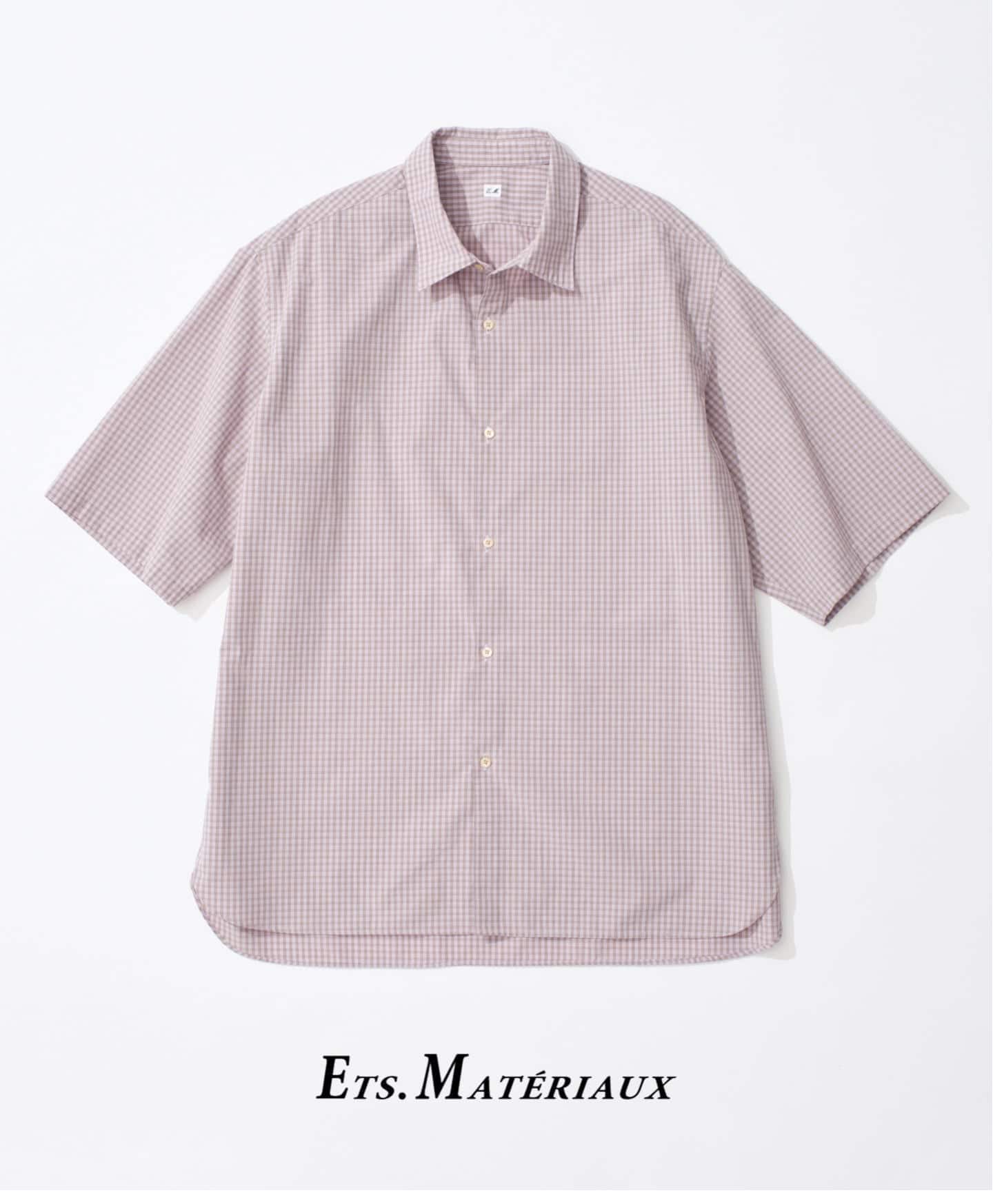 ETS.MATERIAUX(マテリオ) フレンチ ワークシャツ（シャツ／ブラウス