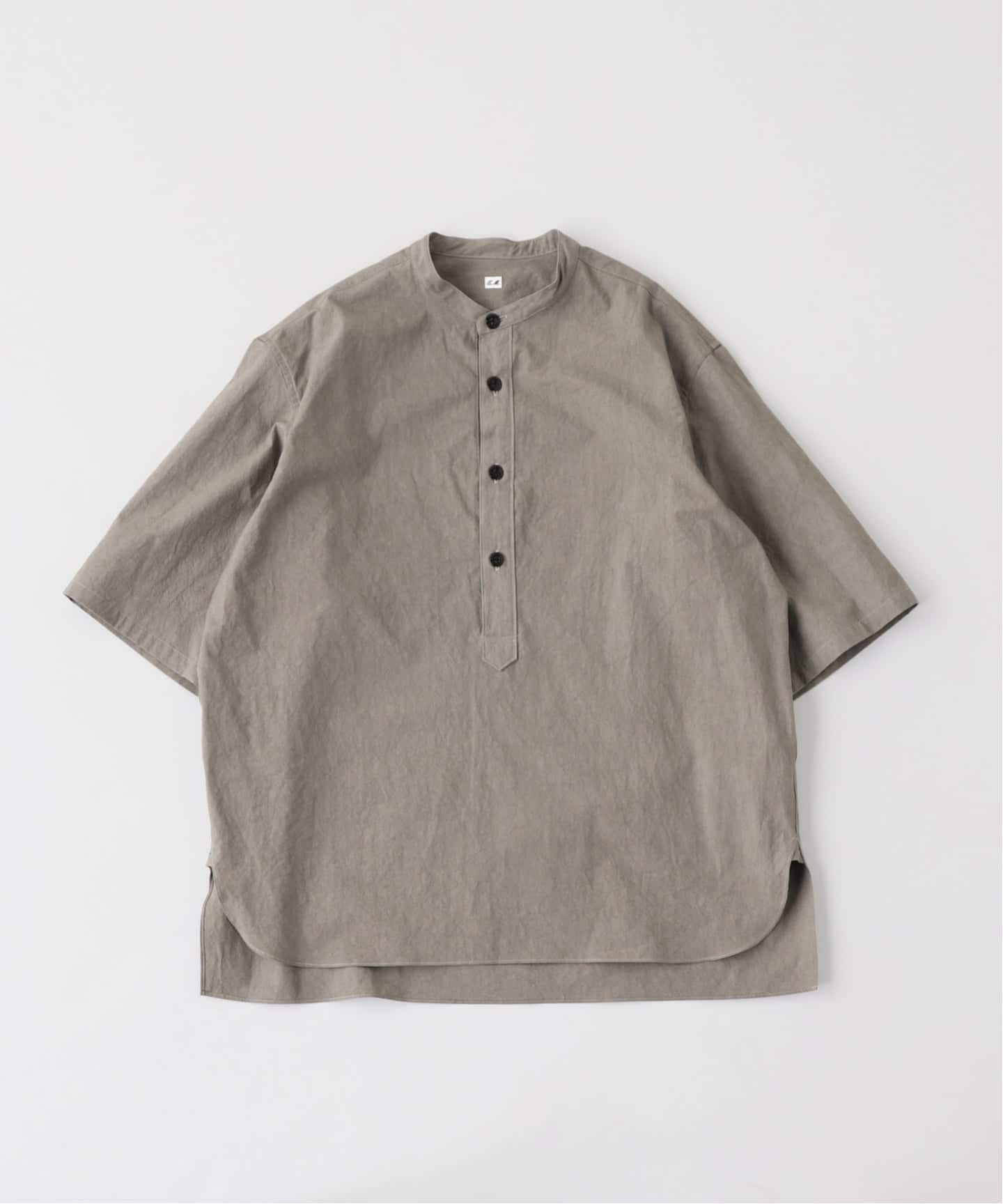 ETS.MATERIAUX(マテリオ) Sulfur Dyed スタンドシャツ（シャツ