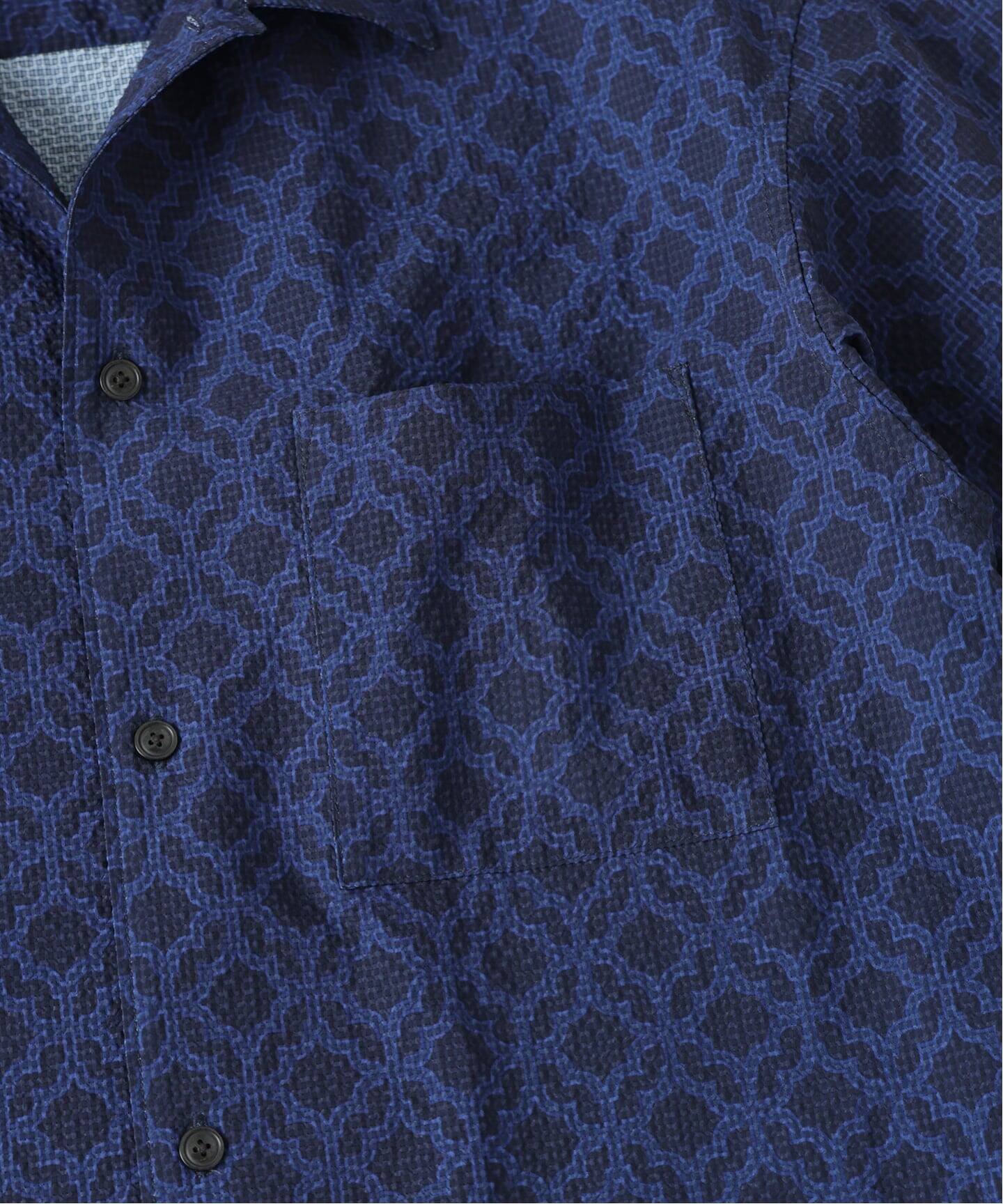 パターン プリント 半袖シャツ（シャツ／ブラウス）｜EDIFICE