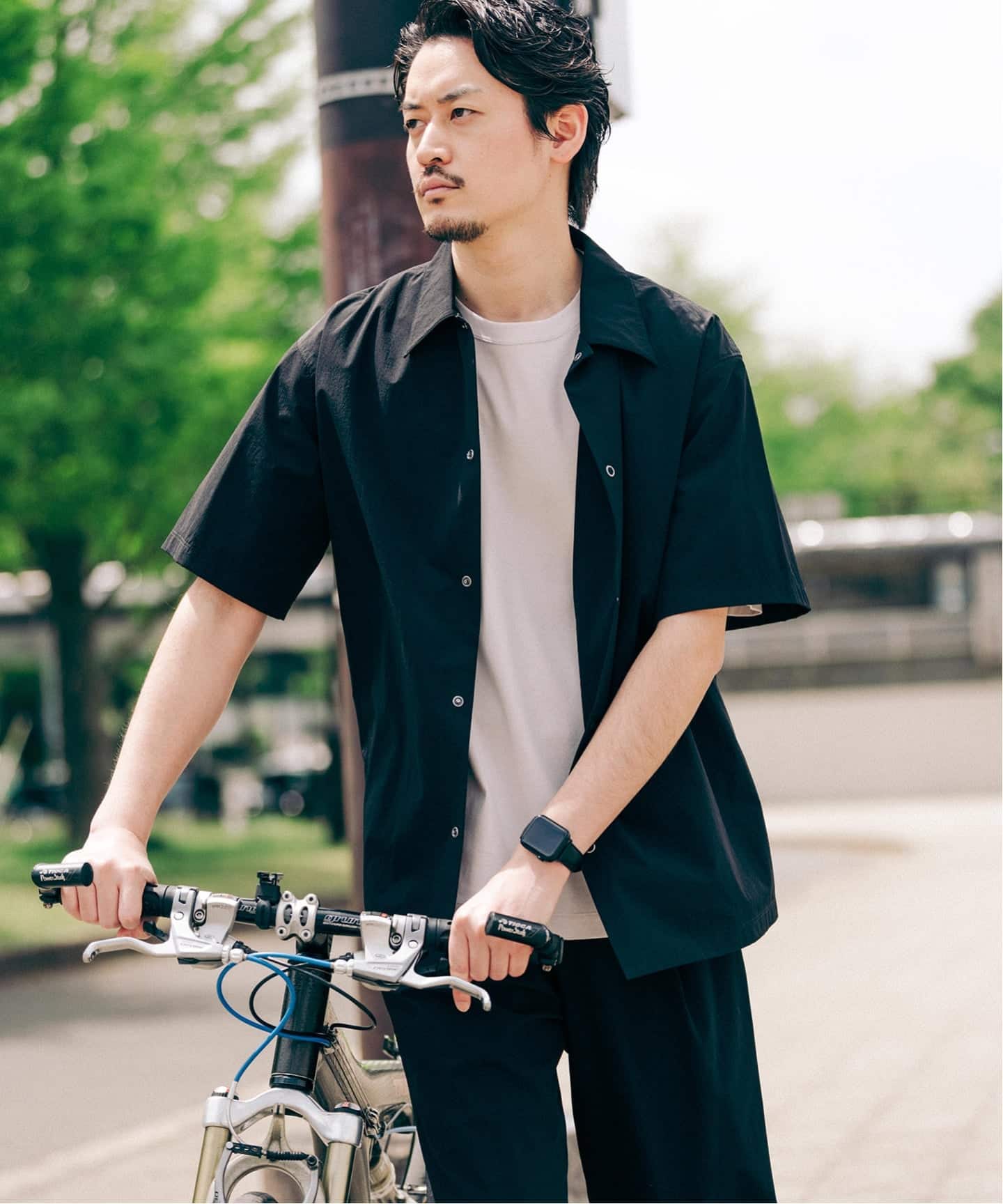 EDIFICE ALL-DAY SETUPシリーズ】2点セット オーバーシャツ&イージー