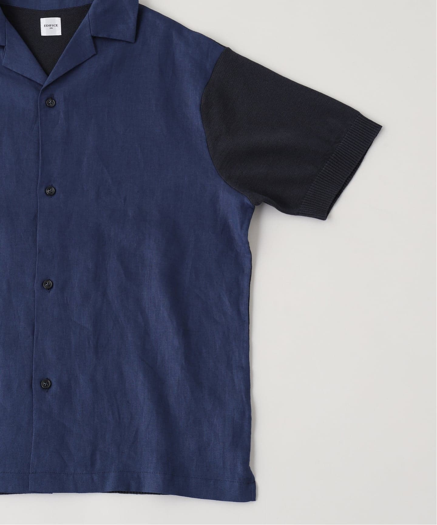 リネン コンビネーション シャツ（シャツ／ブラウス）｜EDIFICE