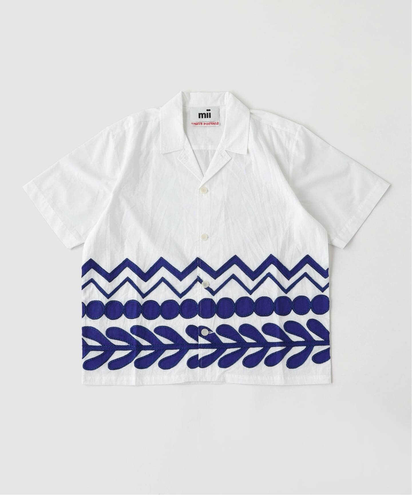 mii (ミイ) APPLIQUE HAND EMBROIDERED シャツ（シャツ／ブラウス 
