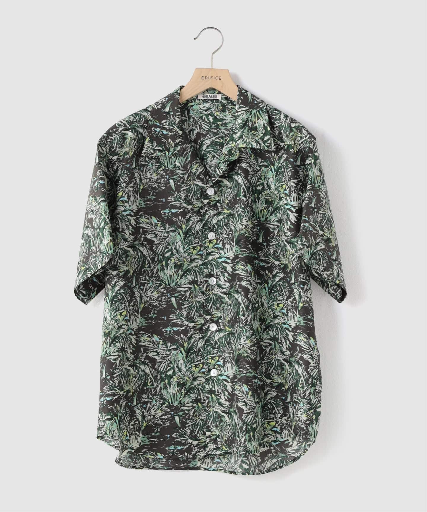 AURALEE (オーラリー) PRINTED AIRY SILK HALF-SLEEVED S（シャツ