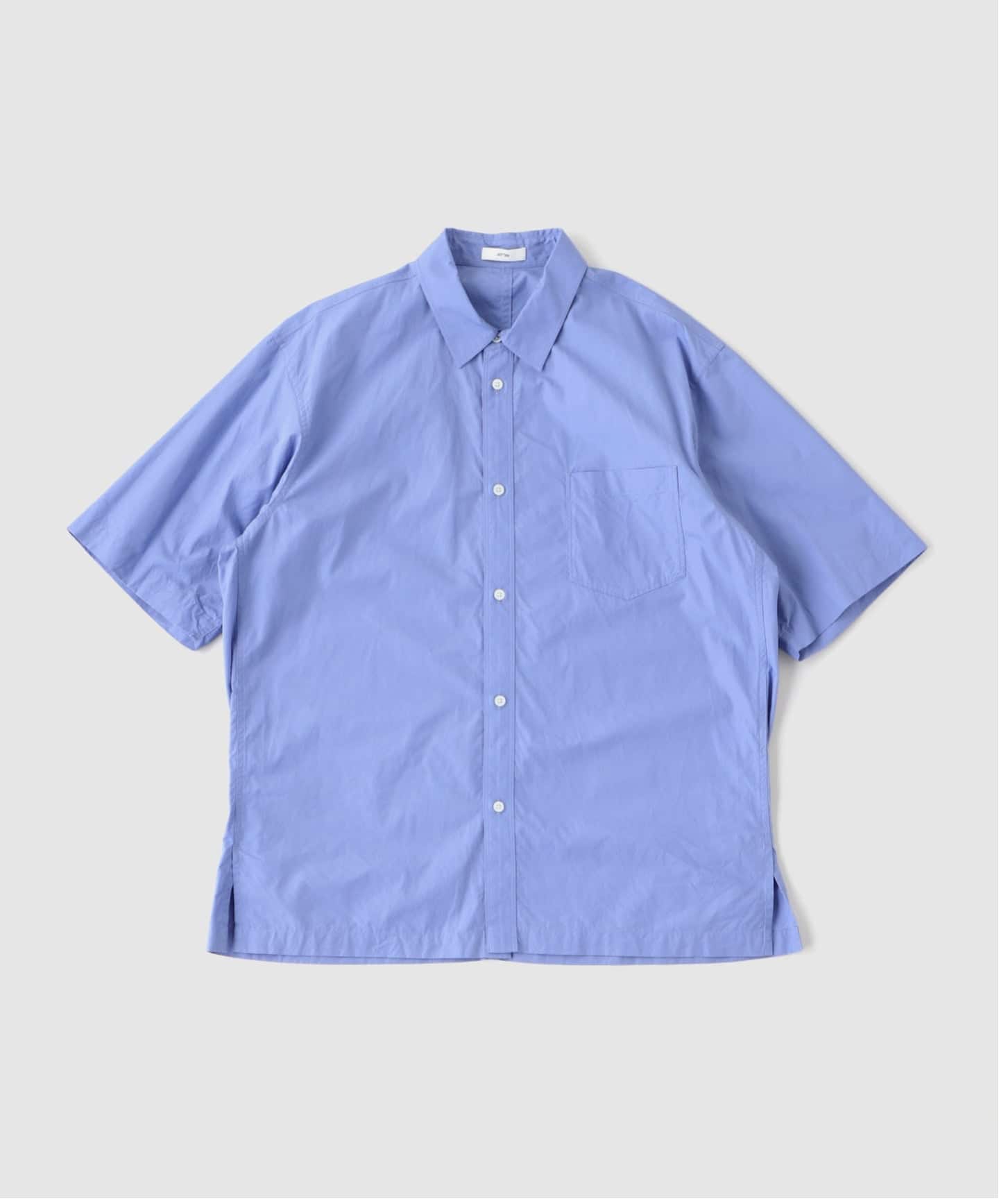 ATON（エイトン） SUVIN BROAD WASHED HALF SLEEVE SHIR（シャツ