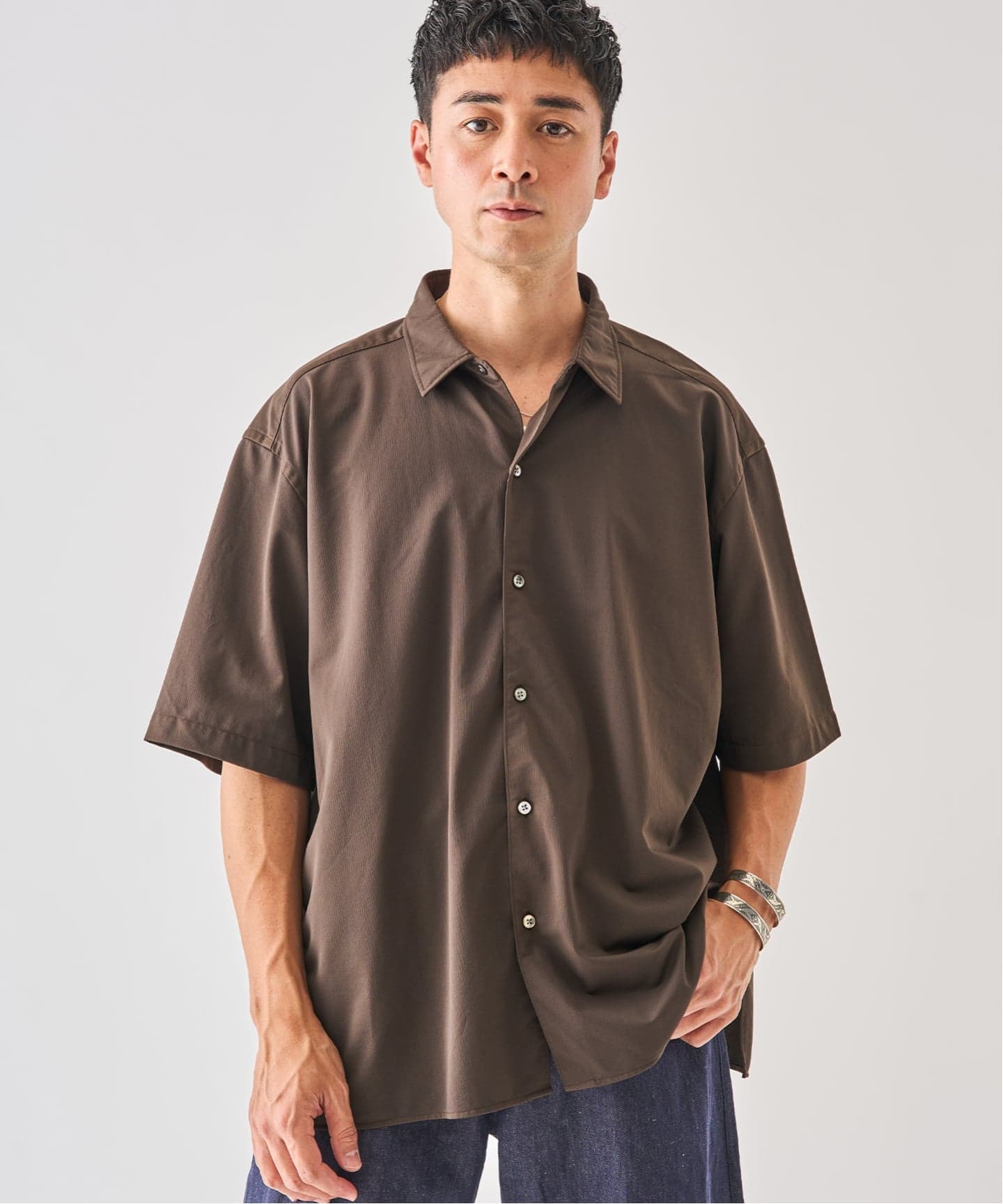 カネマサフィル 別注 36ゲージ Ny Atmsphr S/S シャツ 未使用品 Kanemasa Phil. (カネマサ フィル) 別注 36ゲージ Ny Atmsphr S/S