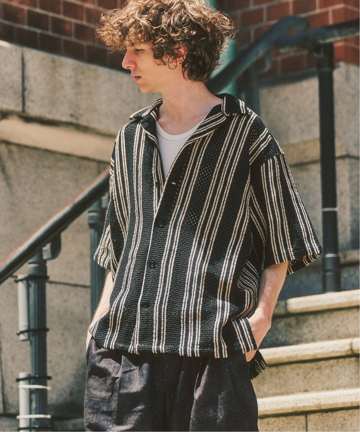 HUNAR×417 クロシェシャツ（シャツ／ブラウス）｜417 EDIFICE（フォー