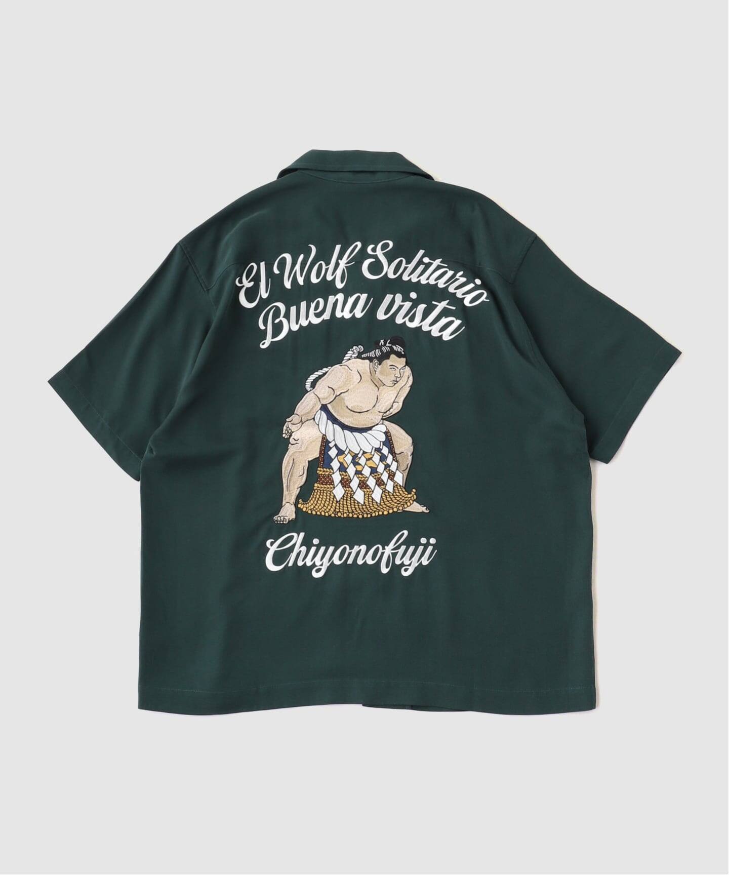 千代の富士×BUENA VISTA】 El wolf solitario s/s shirt（シャツ