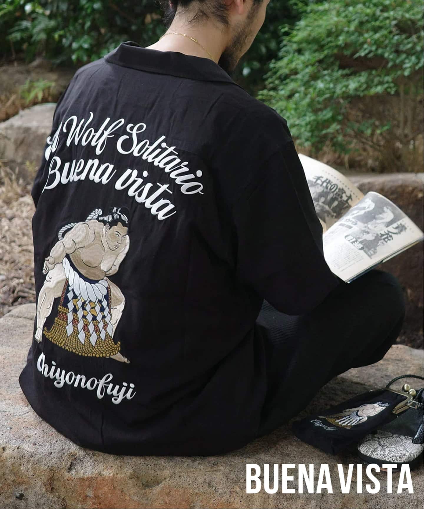 千代の富士×BUENA VISTA】 El wolf solitario s/s shirt（シャツ