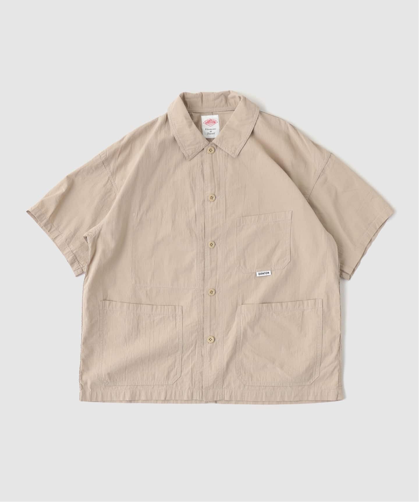 DANTON / ダントン COVERALL S/S SHIRT（シャツ／ブラウス）｜417