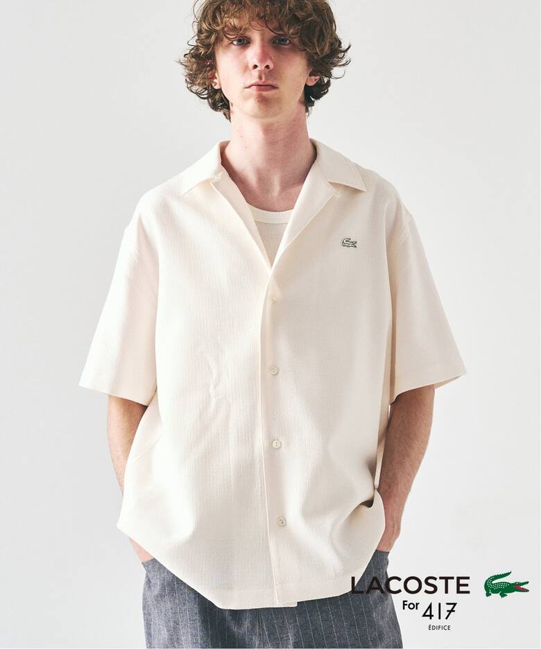 LACOSTE / ラコステ】417別注 クレープシャツ（シャツ／ブラウス 