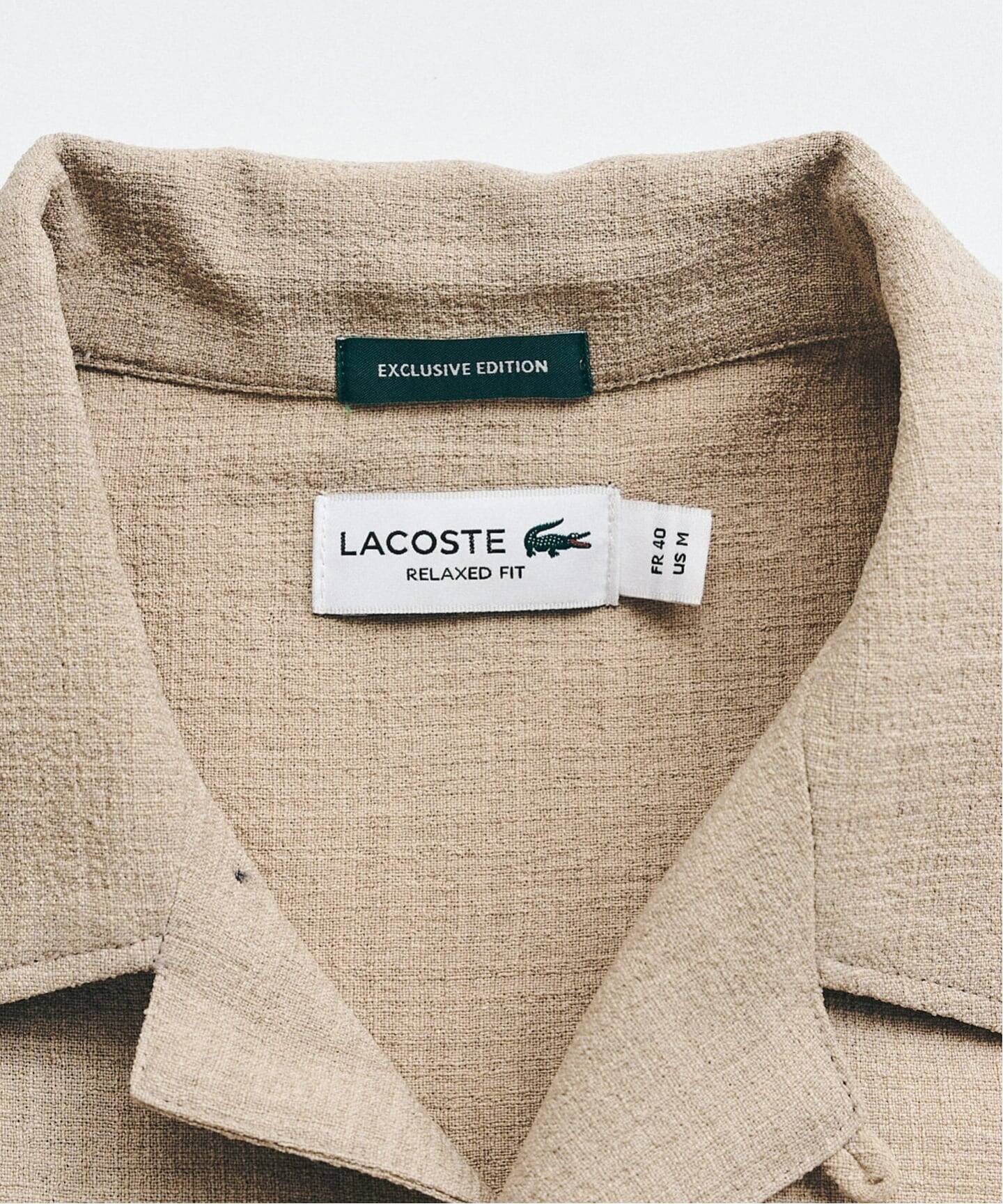 LACOSTE / ラコステ】417別注 クレープシャツ（シャツ／ブラウス