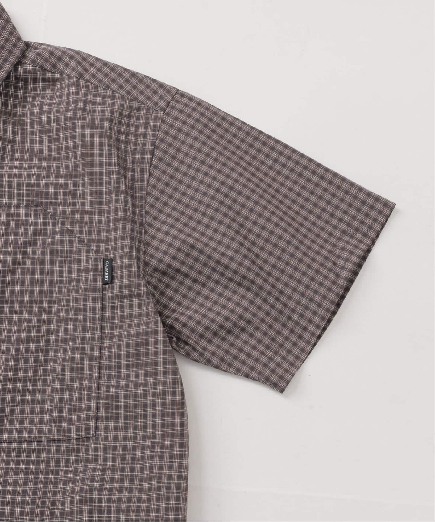 cabaret poval / キャバレーポバール IP PLAID S/S SHIRT（シャツ