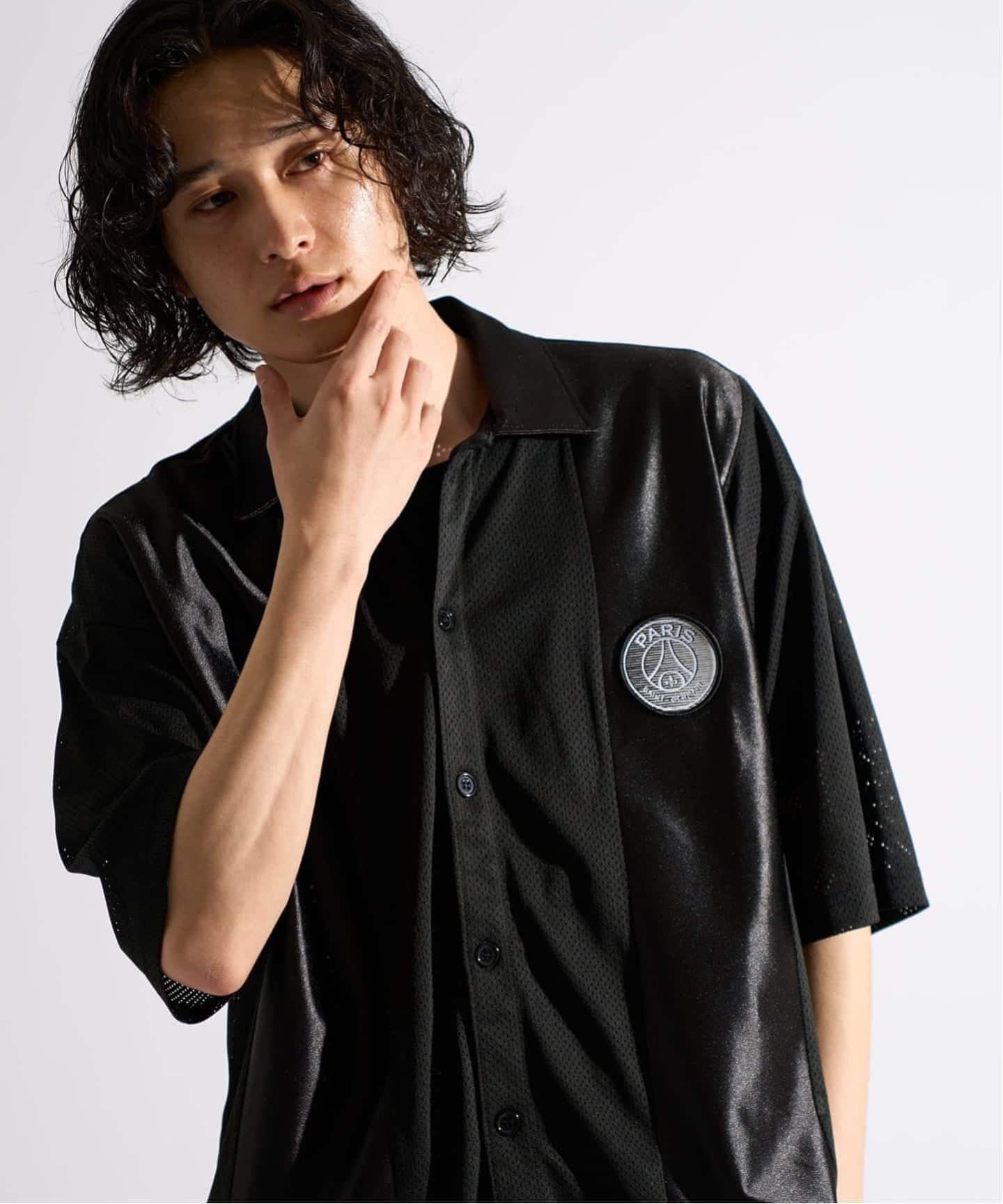 Paris Saint-Germain 】JP Mesh Short Sleeve Shirt（シャツ／ブラウス