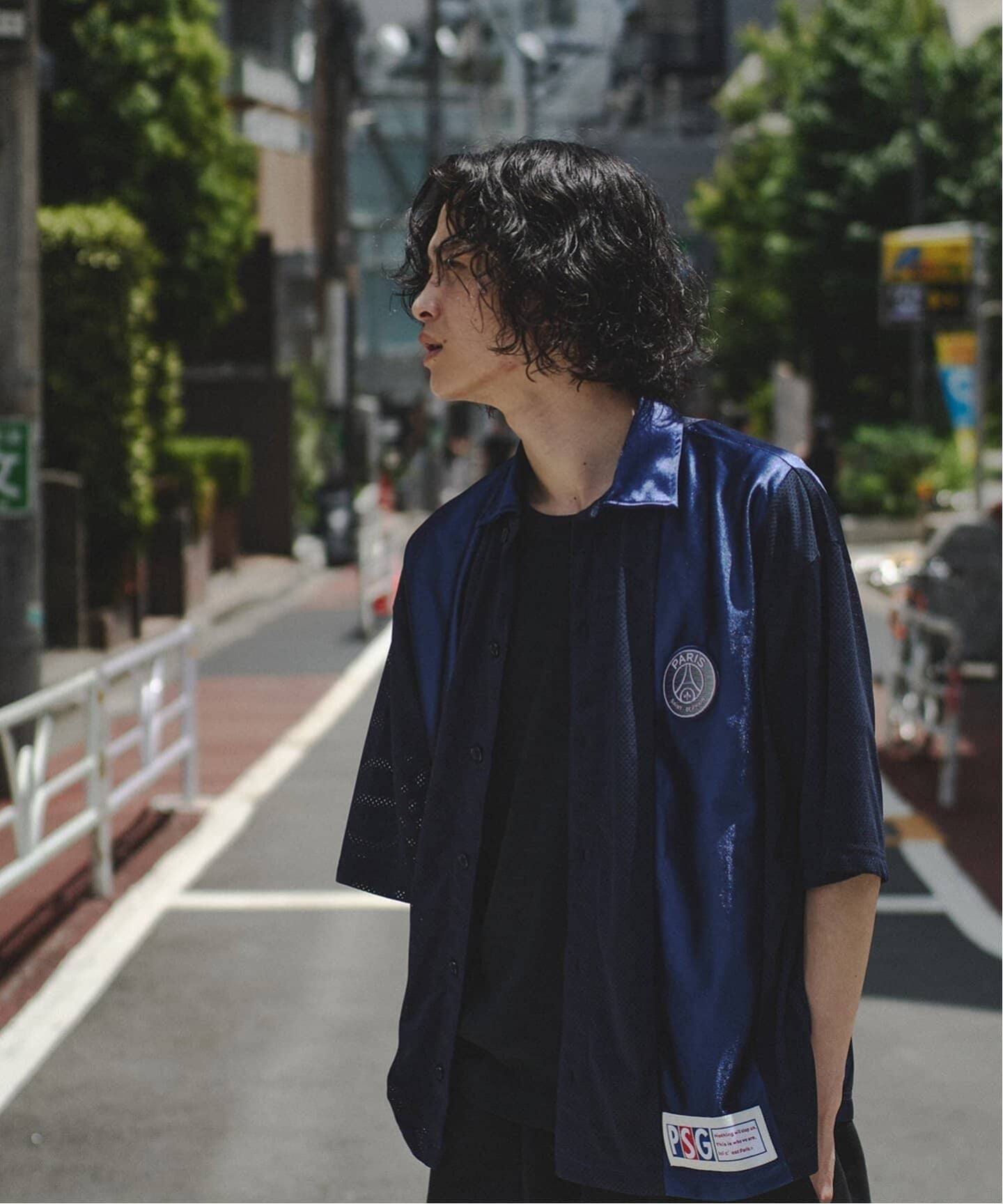 Paris Saint-Germain 】JP Mesh Short Sleeve Shirt（シャツ／ブラウス
