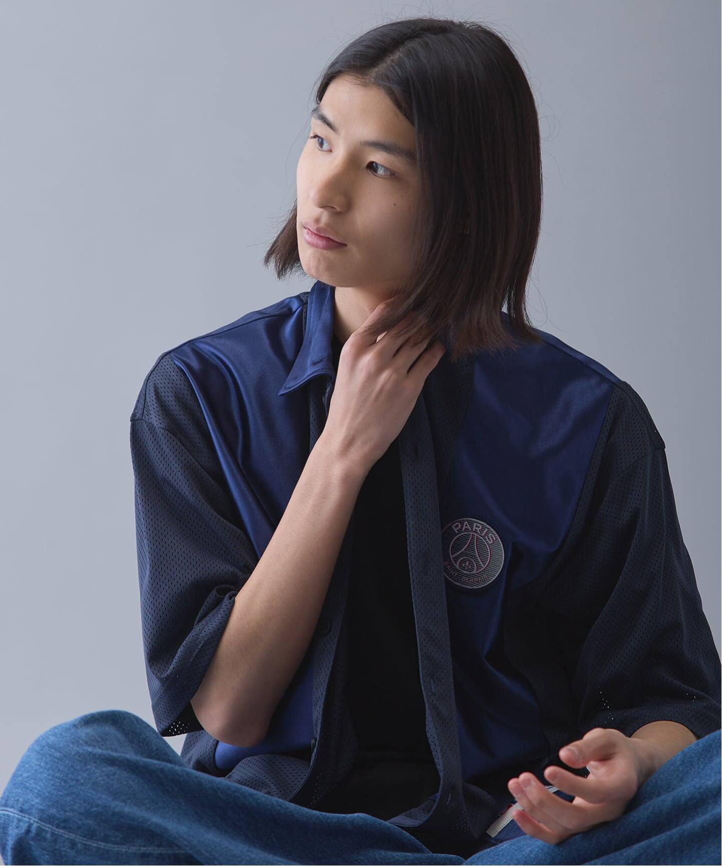 Paris Saint-Germain 】JP Mesh Short Sleeve Shirt（シャツ／ブラウス
