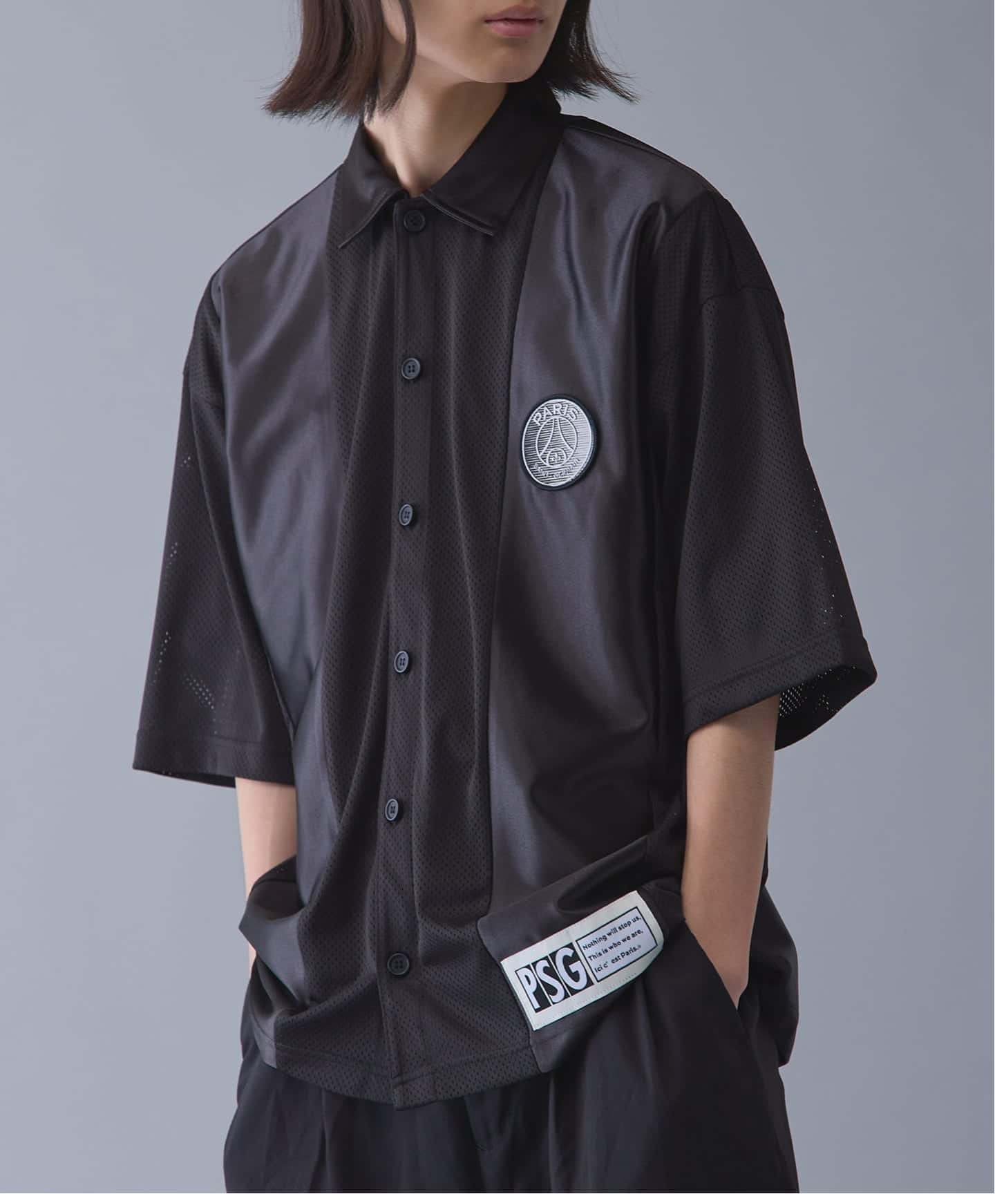Paris Saint-Germain 】JP Mesh Short Sleeve Shirt（シャツ／ブラウス