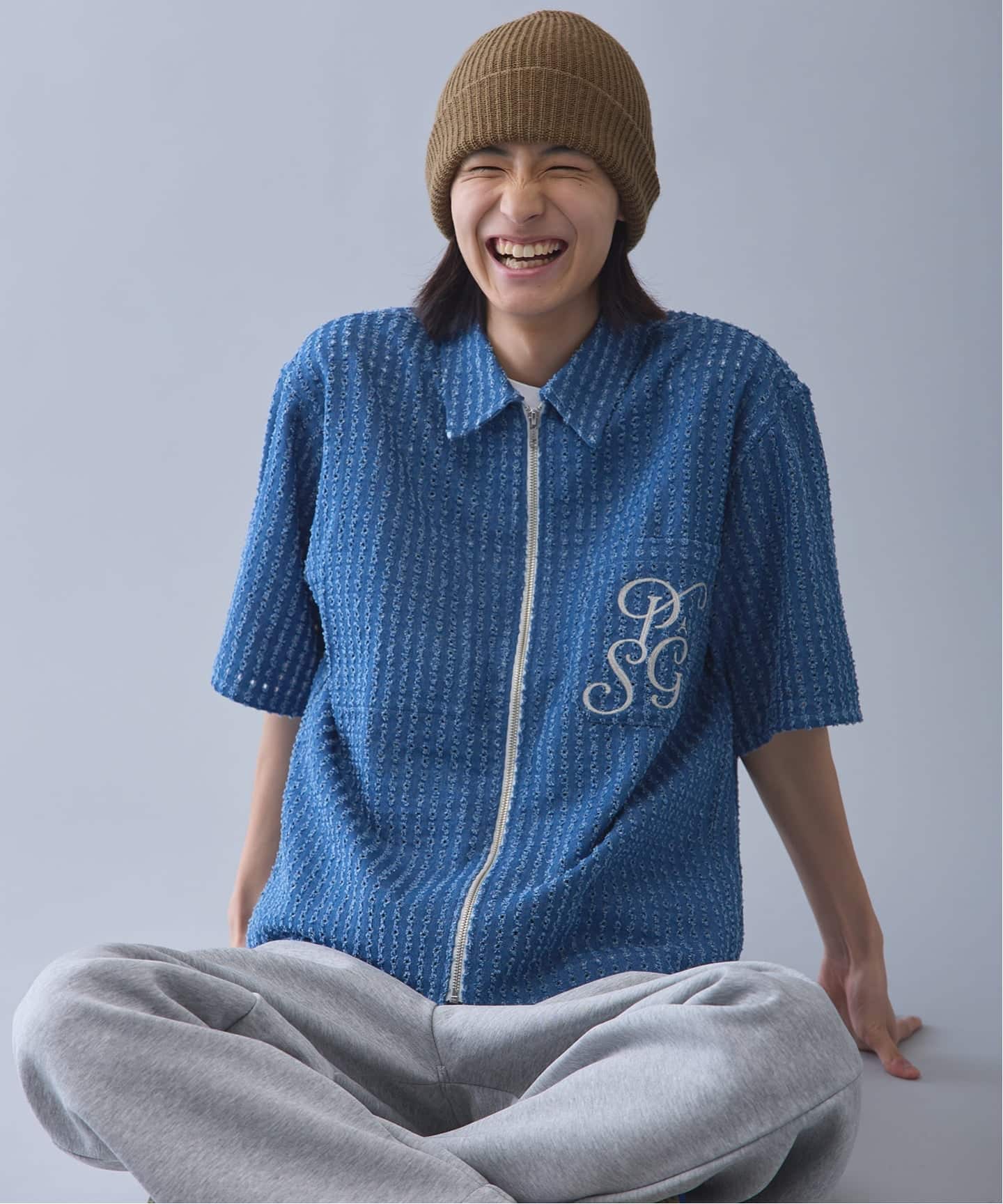 Paris Saint-Germain / パリ・サン＝ジェルマン】JP Denim Zip Shirts