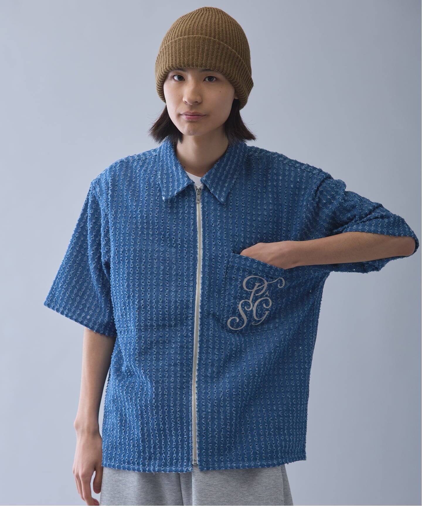 Paris Saint-Germain / パリ・サン＝ジェルマン】JP Denim Zip Shirts