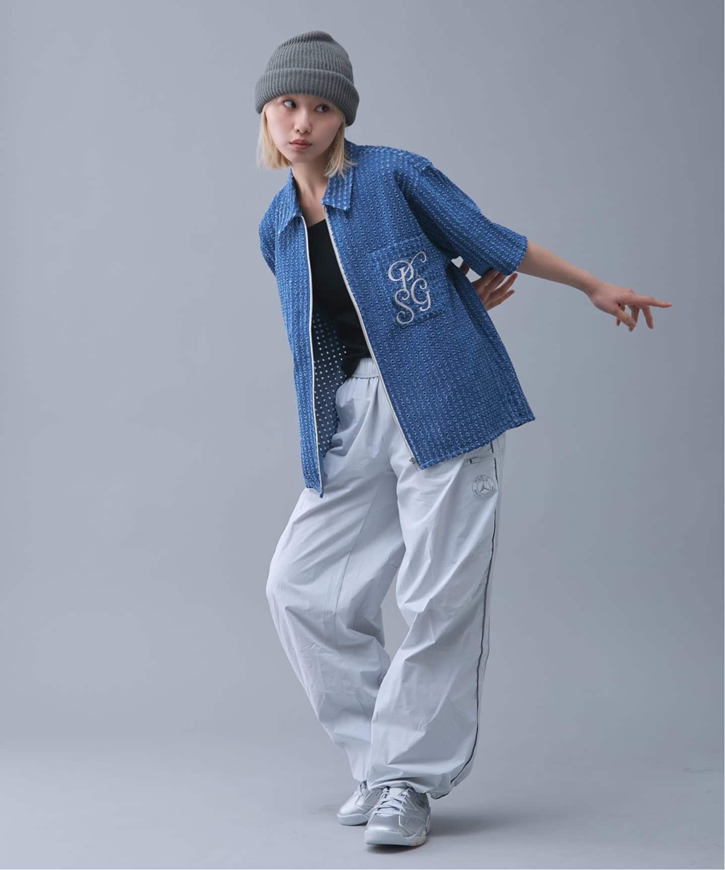 Paris Saint-Germain / パリ・サン＝ジェルマン】JP Denim Zip Shirts